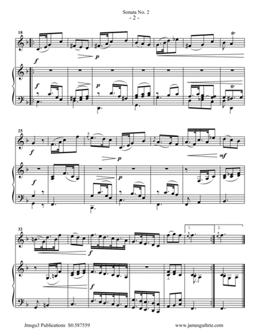 Vivaldi: Sonata No. 2 for Flute & Piano image number null