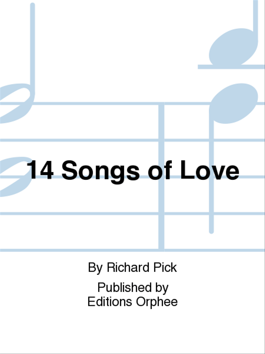 14 Songs of Love Guitar scores gallery preview page 1