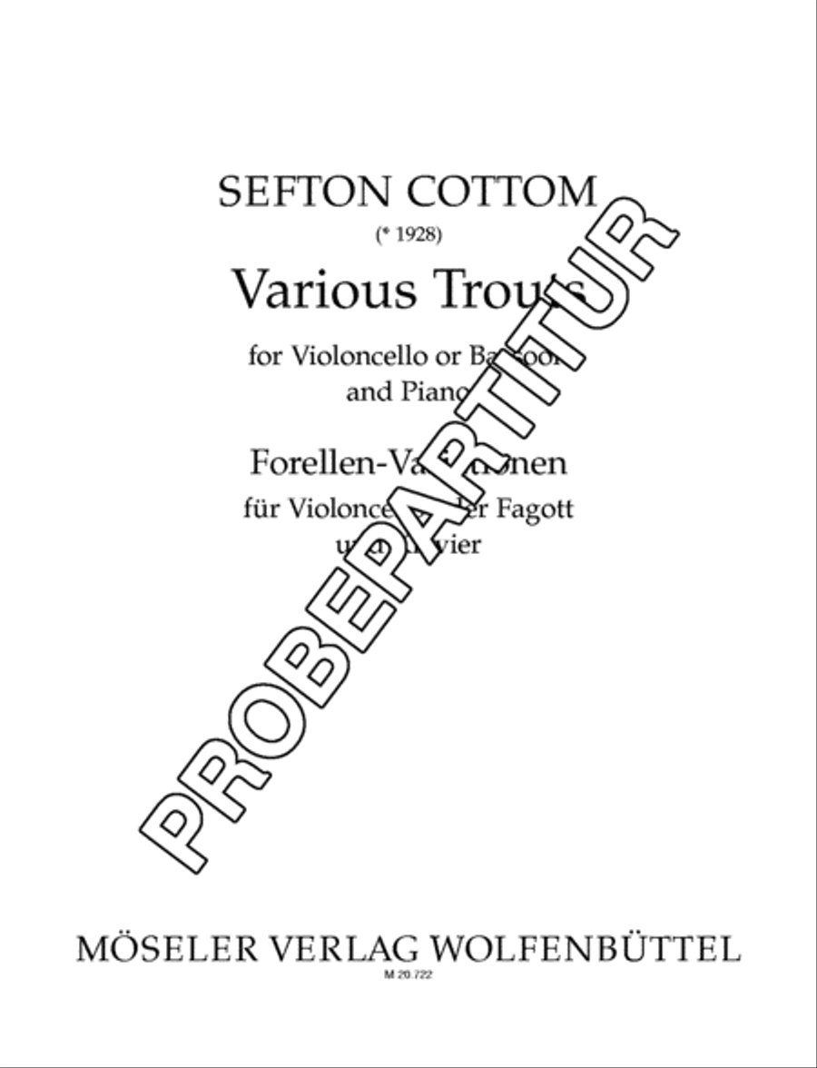 Various Trouts Bassoon scores gallery preview page 2