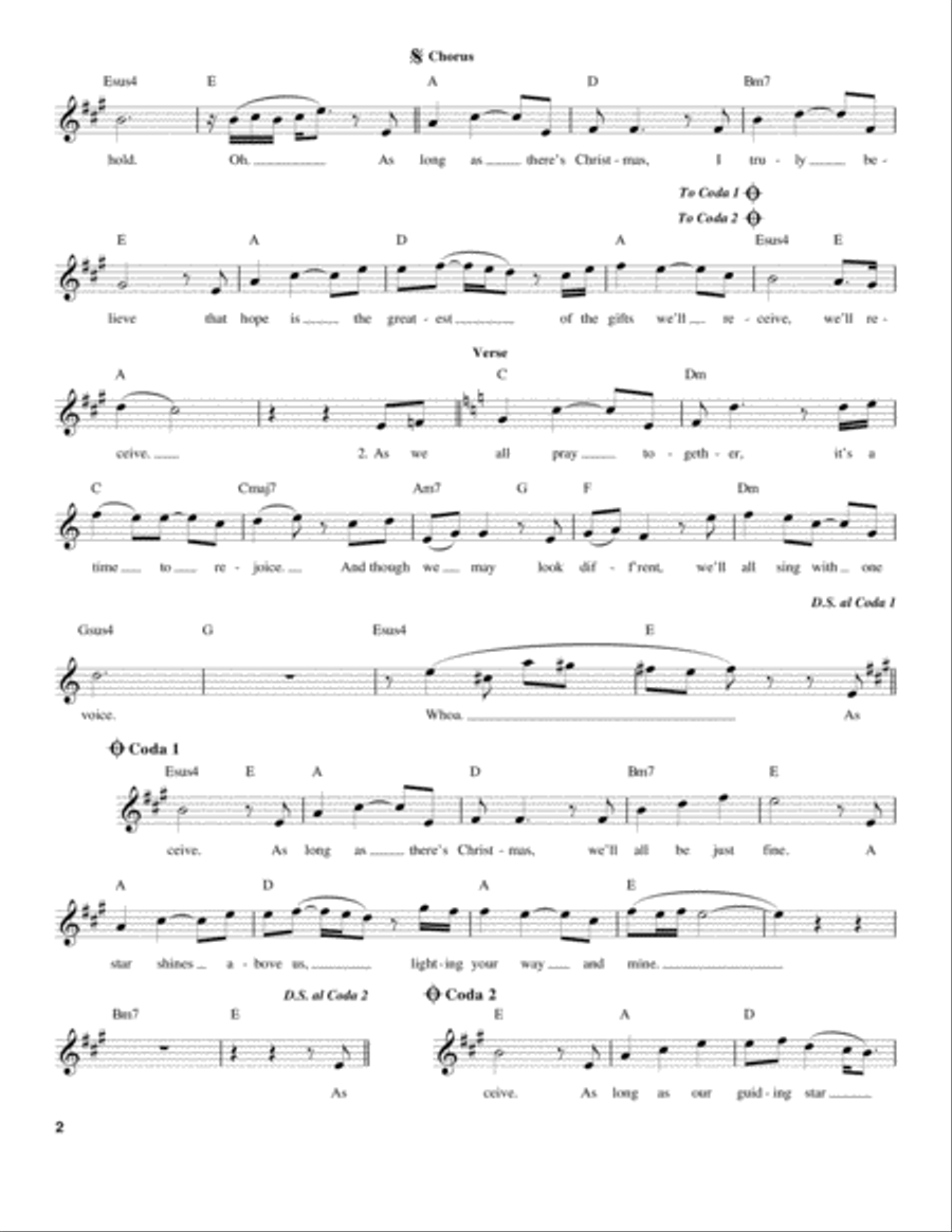 As Long As There's Christmas Acoustic Guitar scores gallery preview page 2