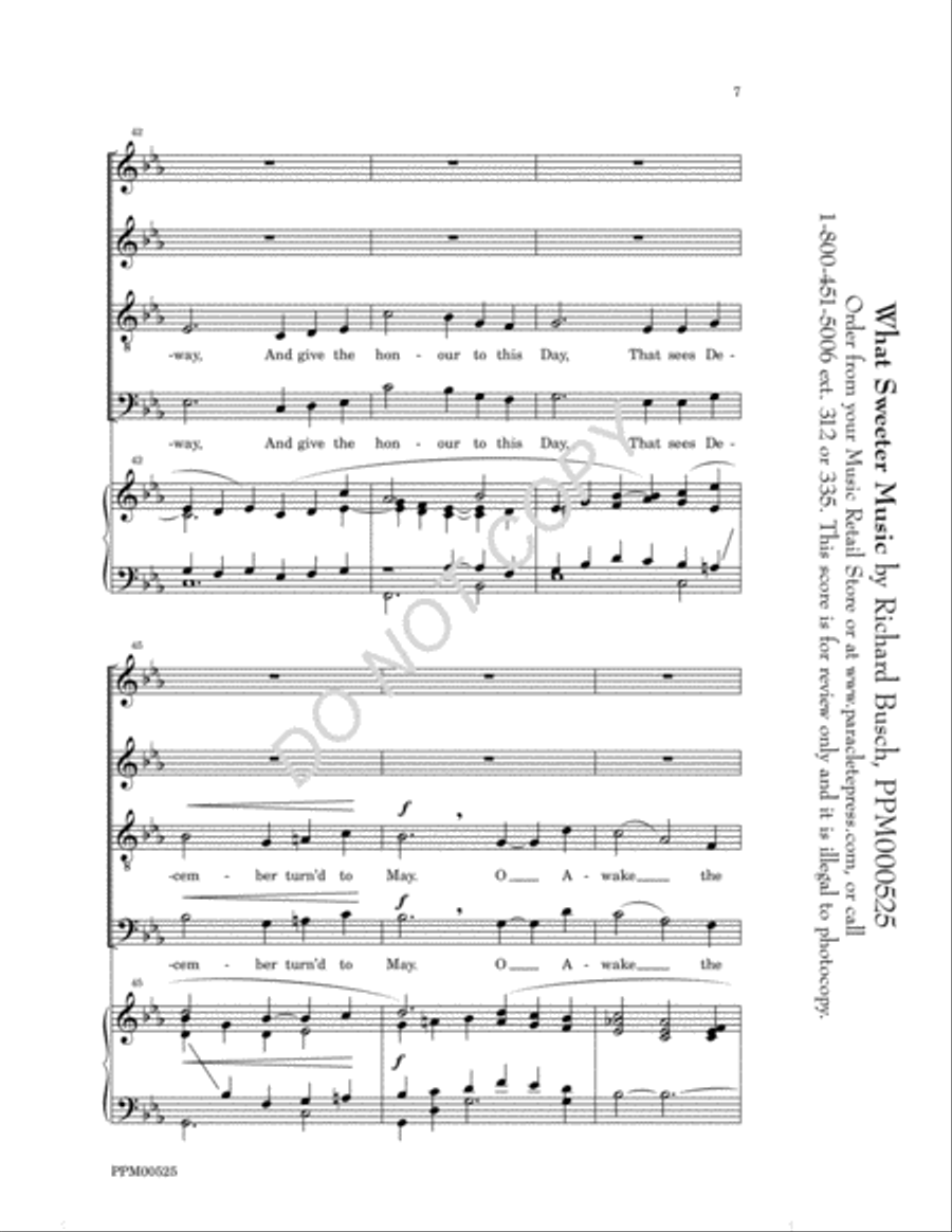 What Sweeter Music 4-Part scores gallery preview page 8