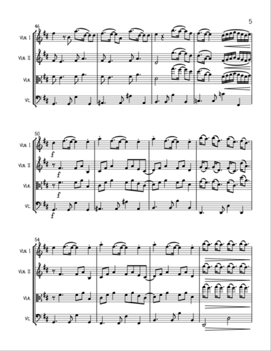 Thank U, Next String Trio scores gallery preview page 5