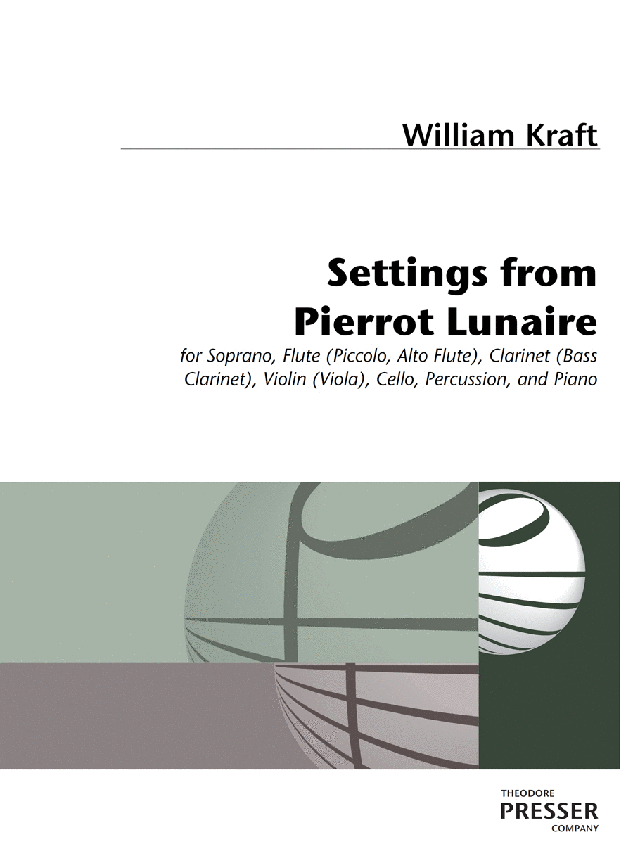 Settings From Pierrot Lunaire Chamber Music scores gallery preview page 1