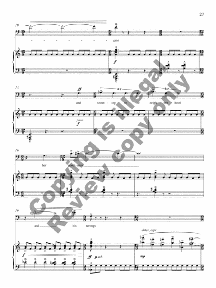 Songs for Baritone, Volume 1 Baritone Voice scores gallery preview page 16