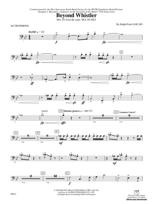 Beyond Whistler: 3rd Trombone