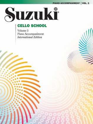 Book cover for Suzuki Cello School, Volume 3