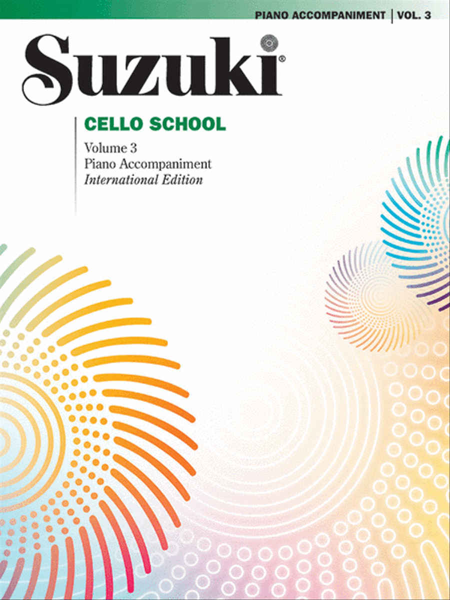 Book cover for Suzuki Cello School, Volume 3