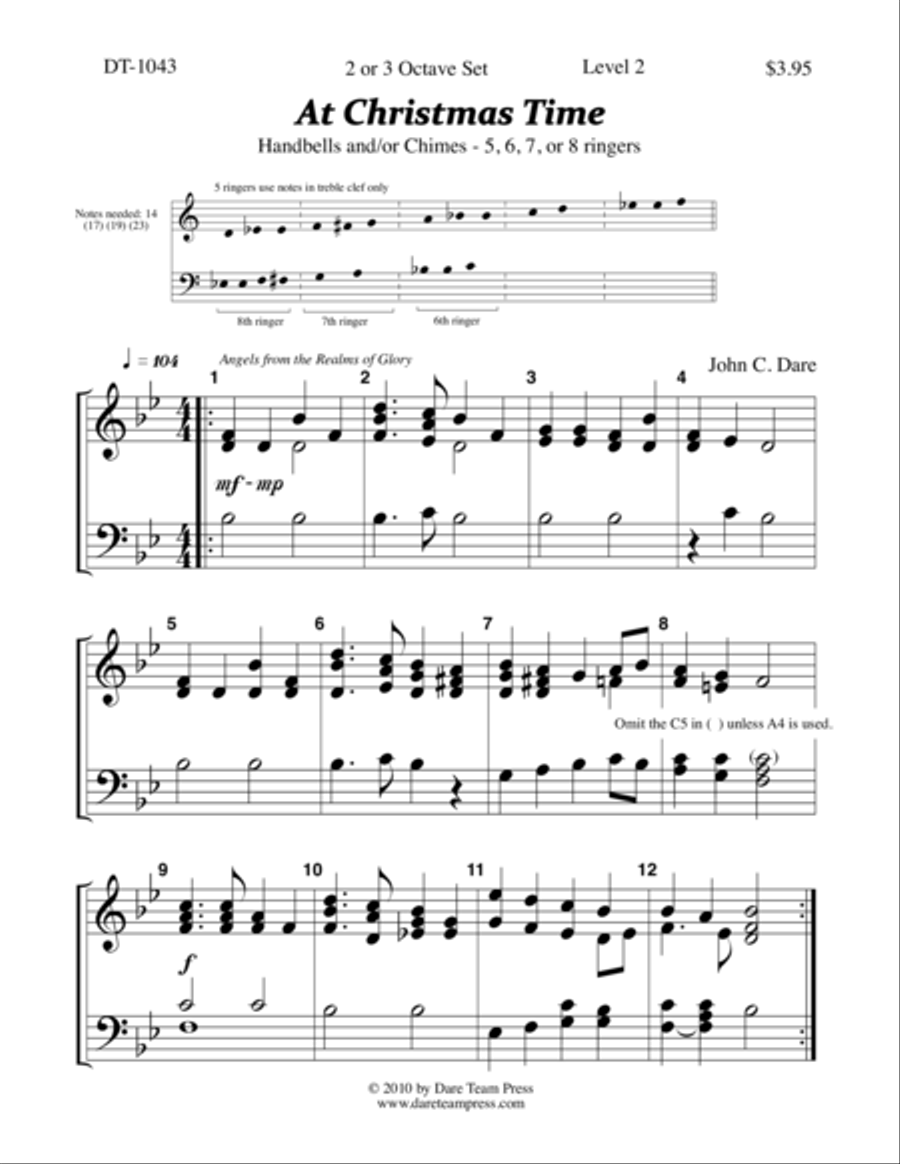 At Christmas Time At Christmas Time 3-Octaves scores gallery preview page 1