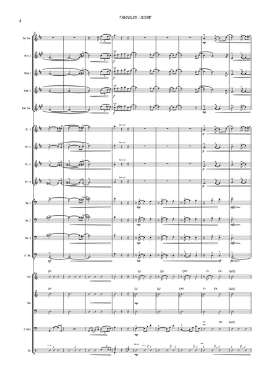 Triangles Jazz Ensemble scores gallery preview page 4