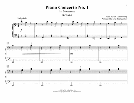 Piano Concerto No. 1 (1st Movement) (arr. Eric Baumgartner)