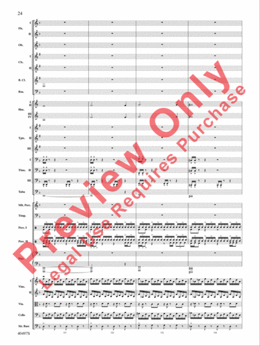 Batman: The Dark Knight Rises Full Orchestra scores gallery preview page 25