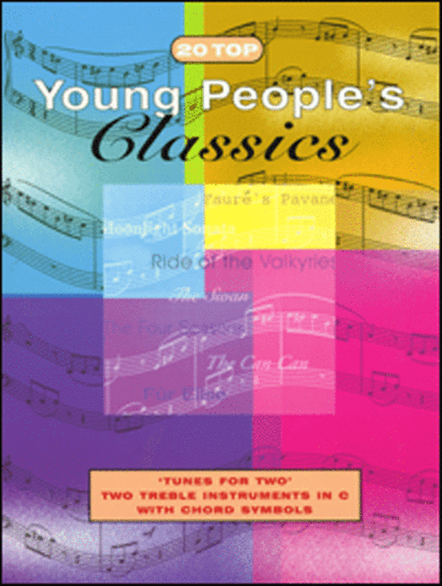 20 Top Young People's Classics Tunes for Two C Instruments C Instrument scores gallery preview page 1