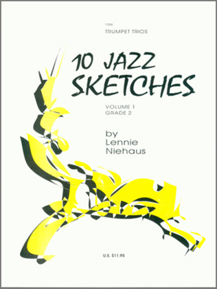 Book cover for 10 Jazz Sketches, Volume 1