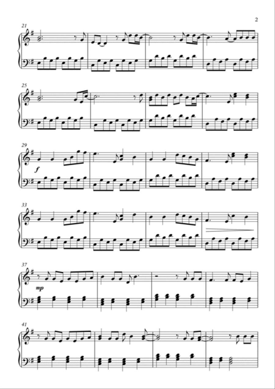 Faded Faded Piano Solo scores gallery preview page 3