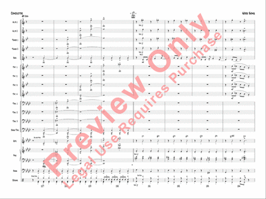 Work Song Jazz Ensemble scores gallery preview page 20