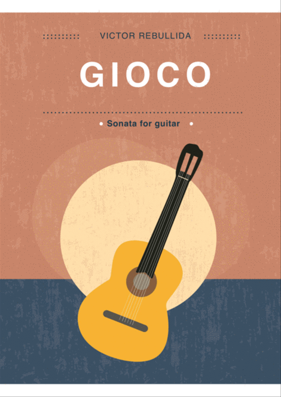 Gioco. Sonata for guitar Classical Guitar scores gallery preview page 1