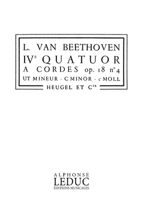 Quartet Op.18, No.4 in C minor