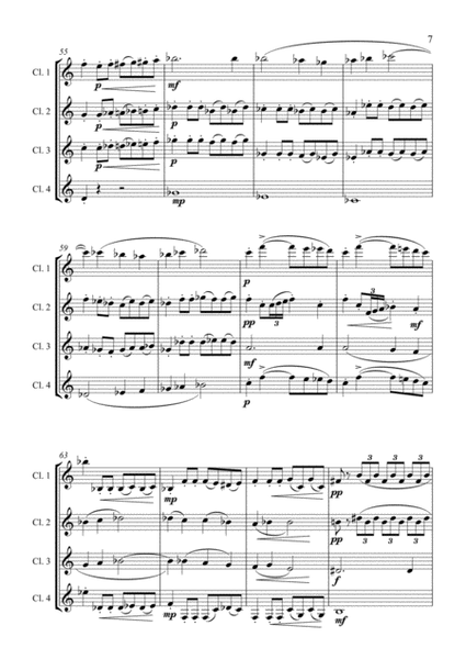 Sonatina (for 4 clarinets) image number null