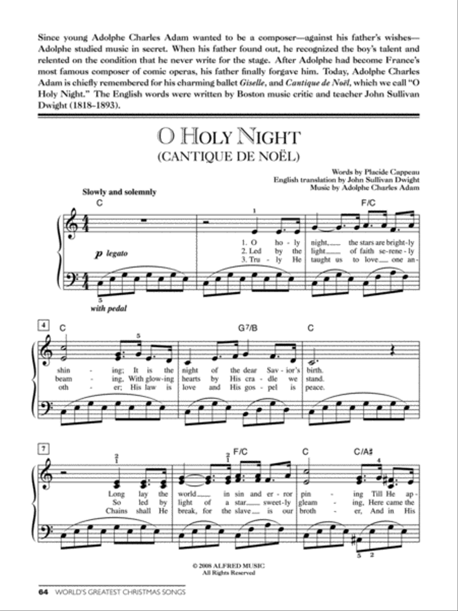 World's Greatest Christmas Songs Easy Piano scores gallery preview page 4