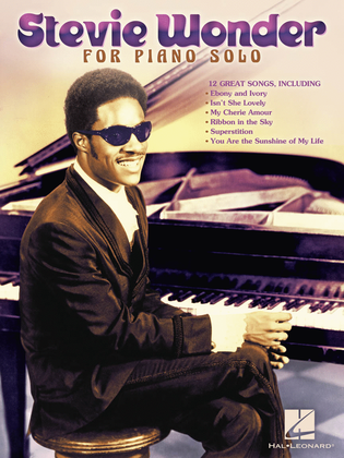 Book cover for Stevie Wonder for Piano Solo