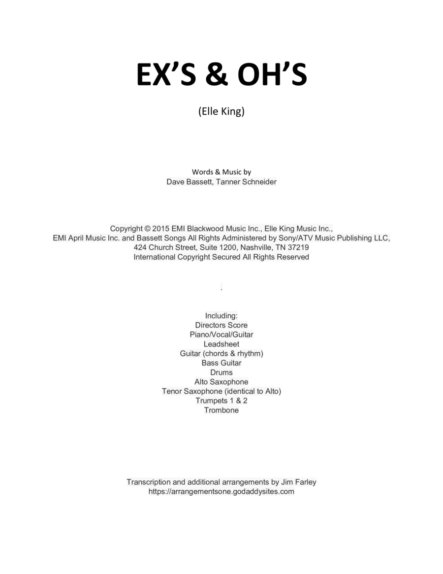 Ex's & Oh's image number null