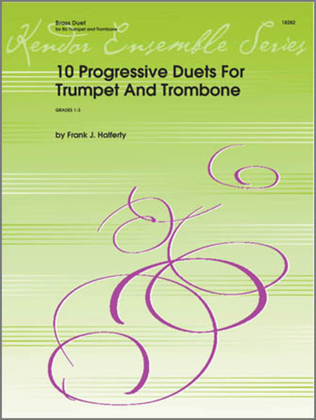 Book cover for 10 Progressive Duets For Trumpet And Trombone
