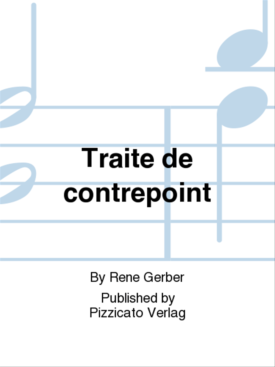 Traite de contrepoint Traite de contrepoint School and Community scores gallery preview page 1