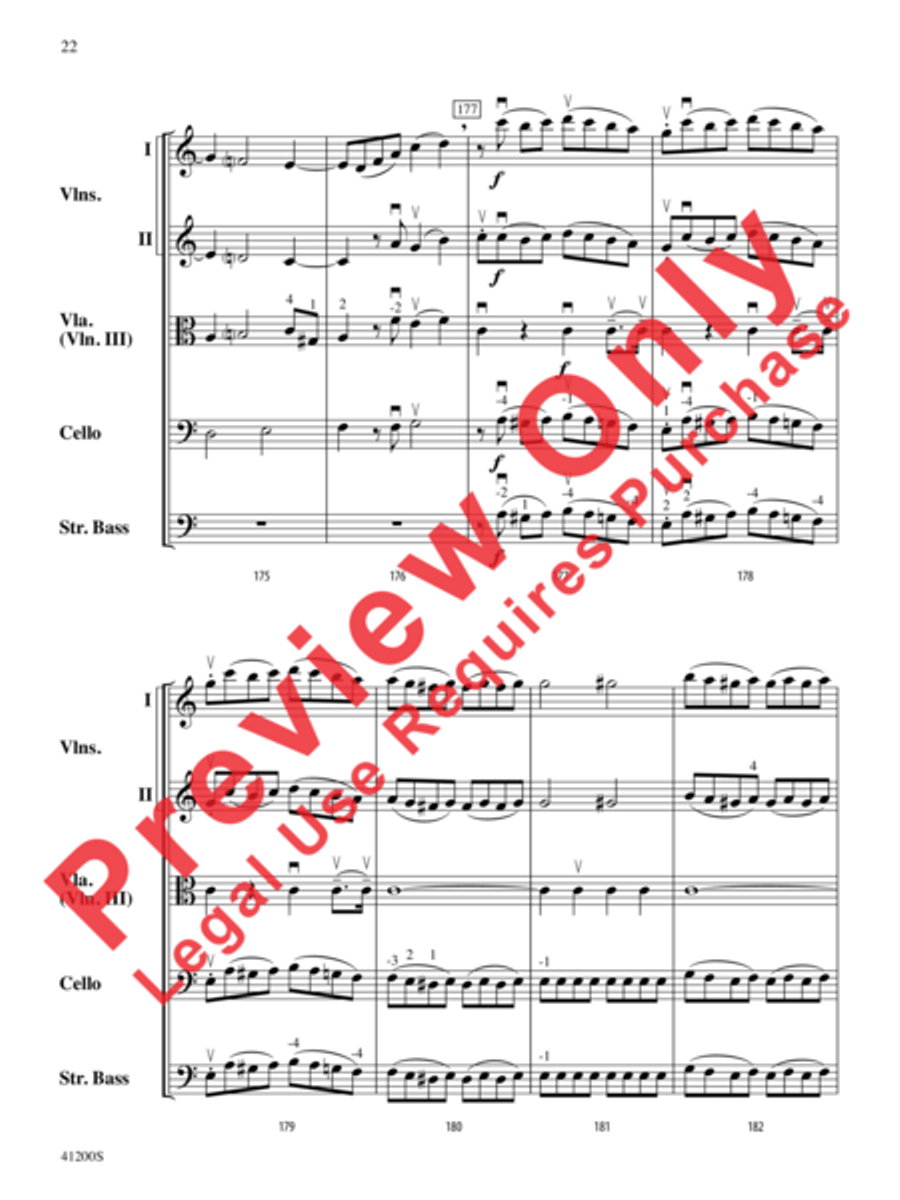 Allegro Molto Allegro Molto String Orchestra scores gallery preview page 23