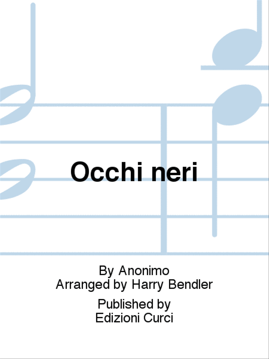 Occhi neri Piano Solo scores gallery preview page 1