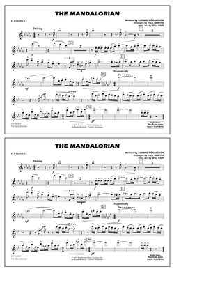 The Mandalorian (from Star Wars: The Mandalorian) (arr. Paul Murtha) - Flute/Piccolo