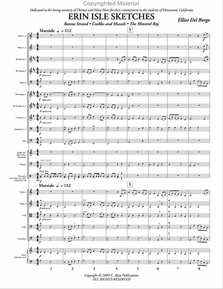 Erin Isle Sketches Erin Isle Sketches Full Orchestra scores gallery preview page 2