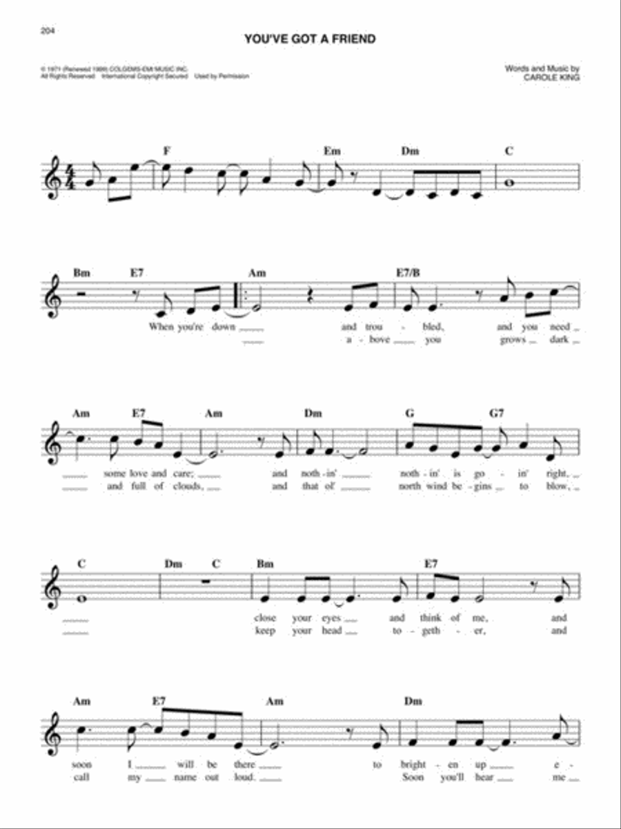 The Easy Fake Book Piano scores gallery preview page 8