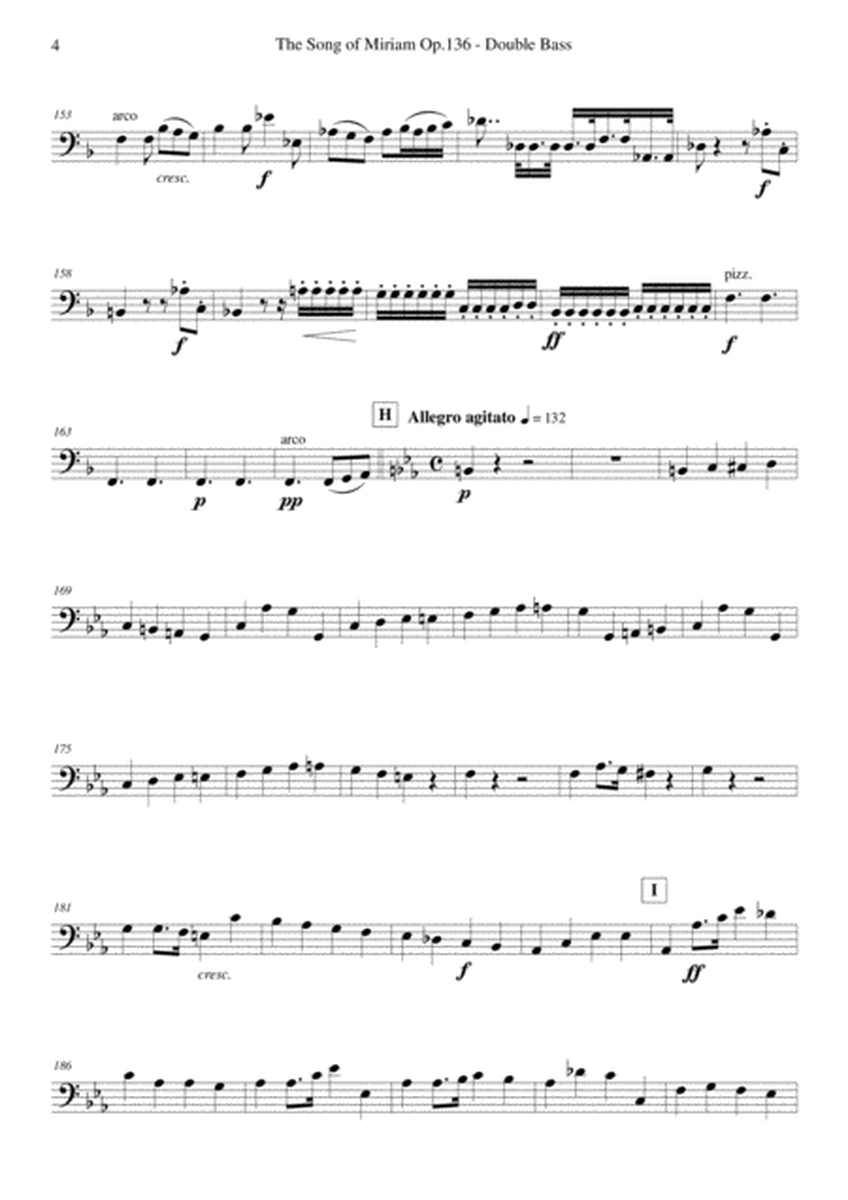 Schubert - The Song of Miriam Op.136 - Double Bass