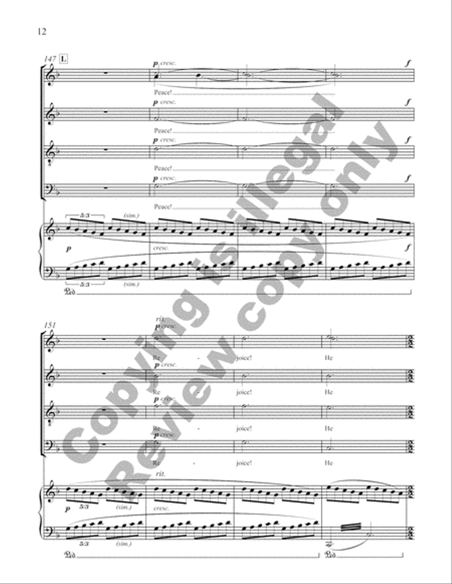 Rejoice!: 3. Good Christian Friends Rejoice! (Choral Score)