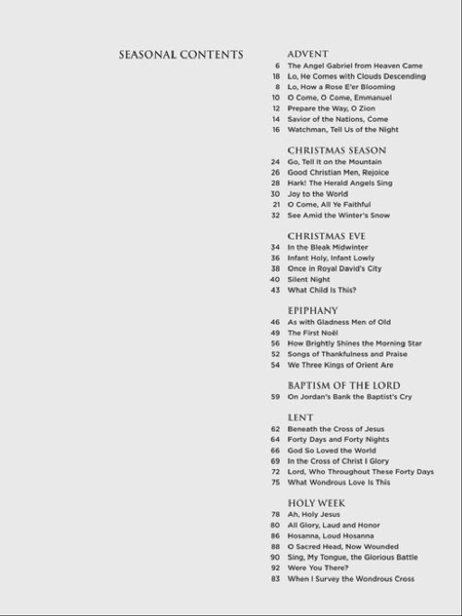 Piano Solos for the Church Year Piano Solo scores gallery preview page 3