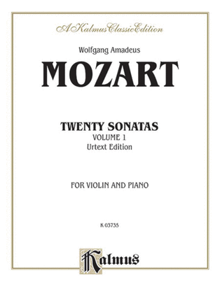 Book cover for Twenty Sonatas (Urtext), Volume 1