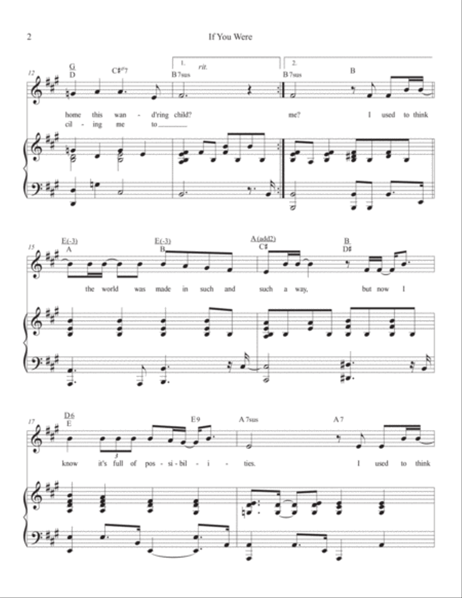 If You Were Voice scores gallery preview page 2