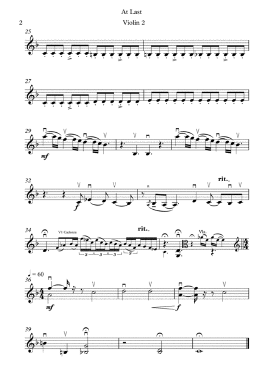 At Last String Quartet scores gallery preview page 6