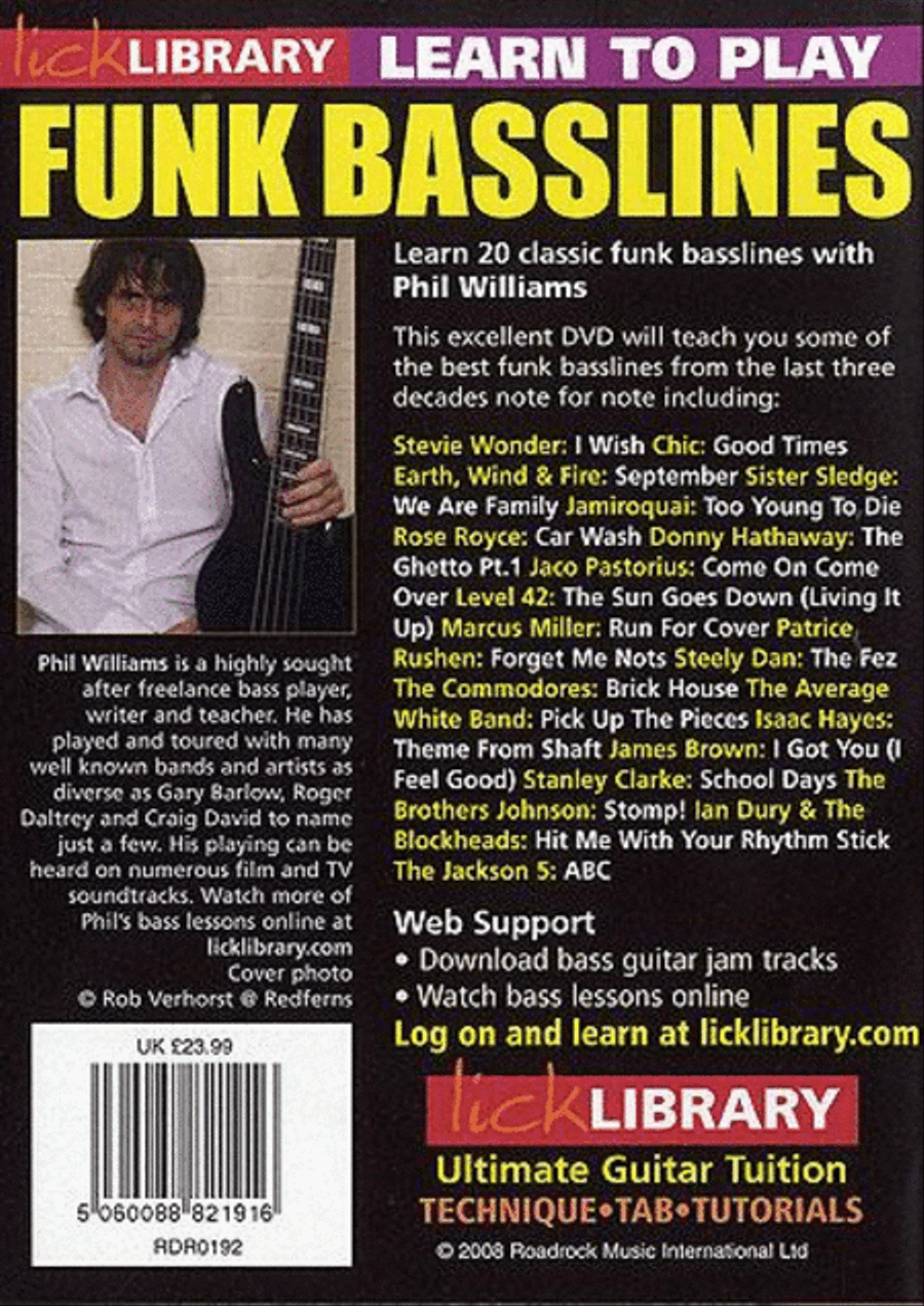 Learn To Play Funk Basslines - Top 20 Bass Guitar scores gallery preview page 2