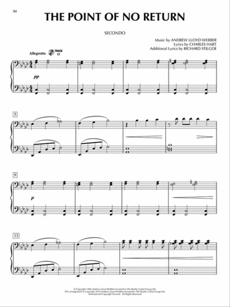 The Phantom of the Opera The Phantom of the Opera 1 Piano, 4-Hands scores gallery preview page 5