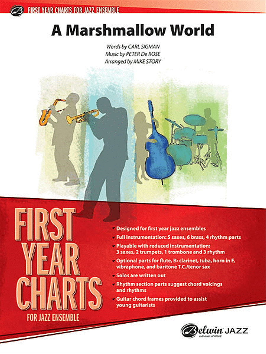 A Marshmallow World Jazz Ensemble scores gallery preview page 1