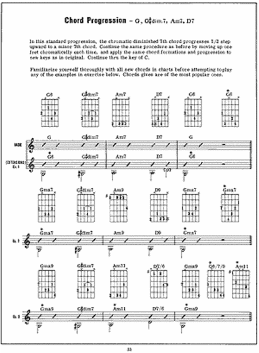 Deluxe Encyclopedia of Guitar Chord Progressions Guitar scores gallery preview page 2