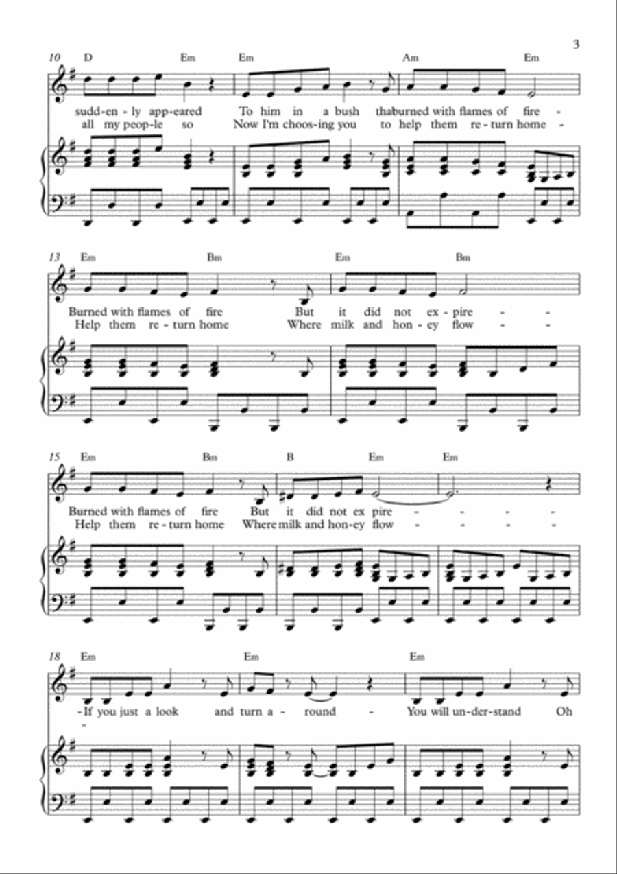 On Holy Ground Voice scores gallery preview page 3