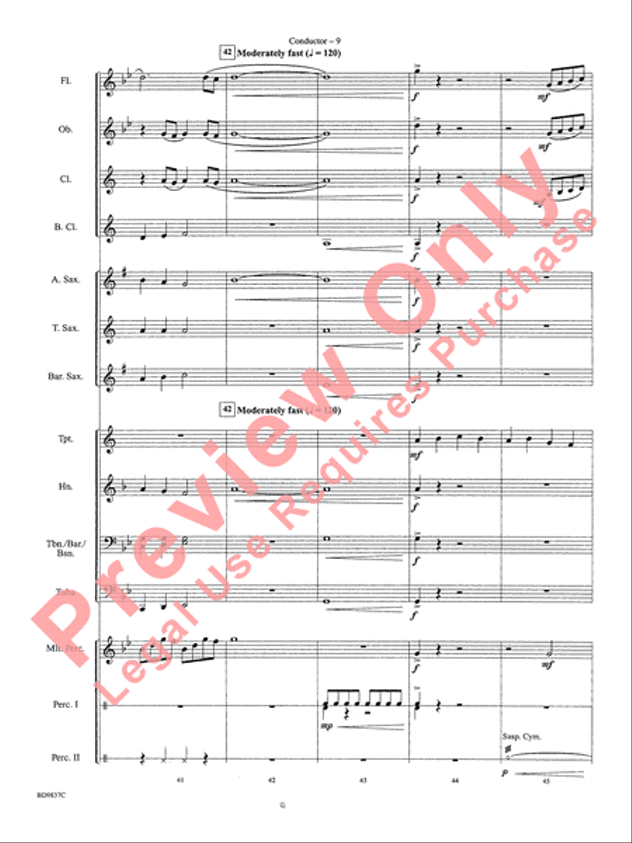 The Rings of Saturn The Rings of Saturn Concert Band scores gallery preview page 12