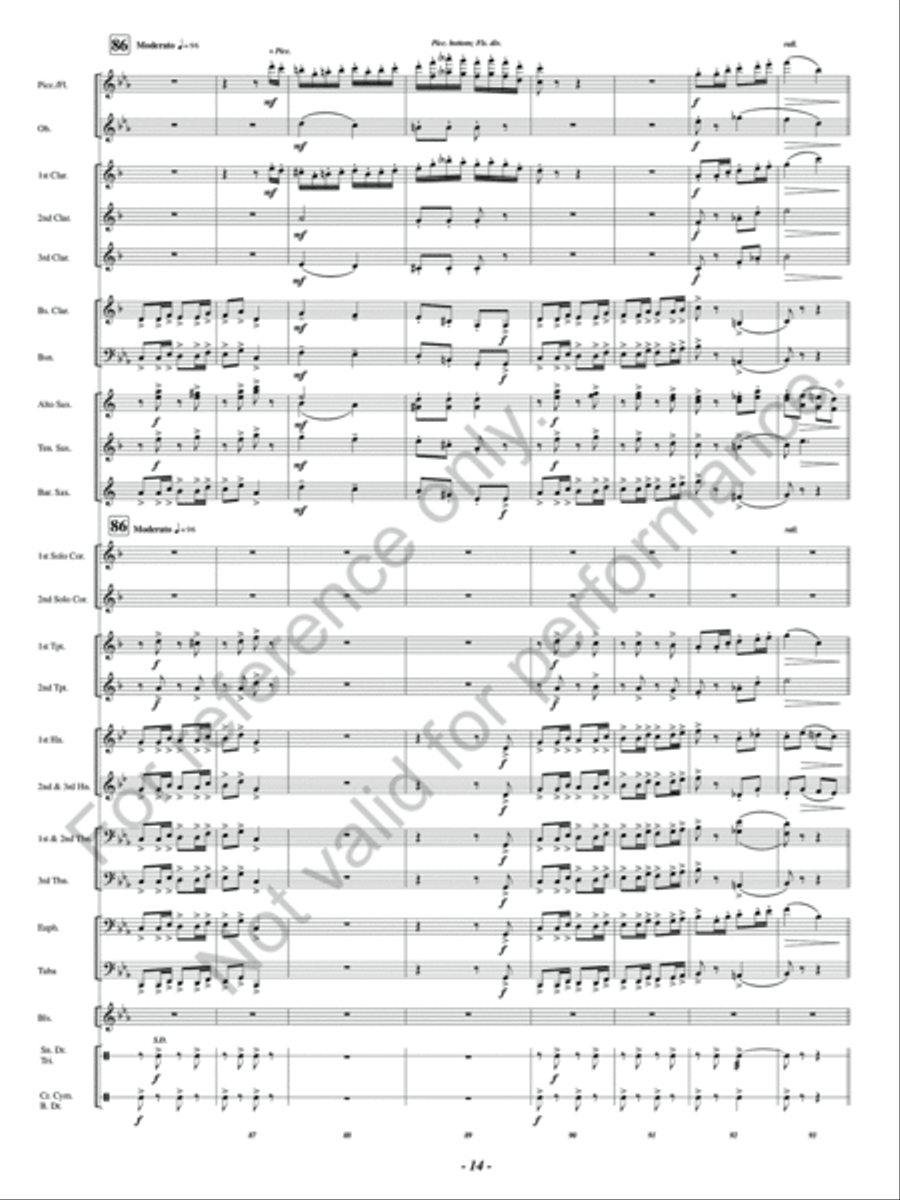 Side Partners Concert Band scores gallery preview page 15