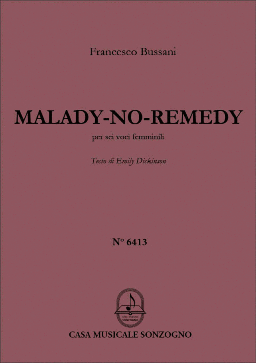 Malady-No-Remedy Women's Choir scores gallery preview page 1