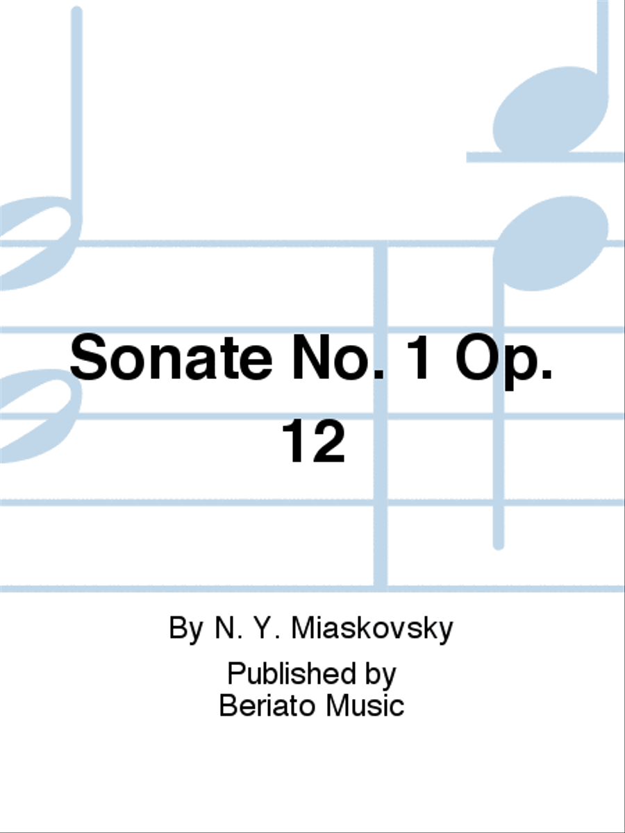 Sonate No. 1 Op. 12 Piano Accompaniment scores gallery preview page 1