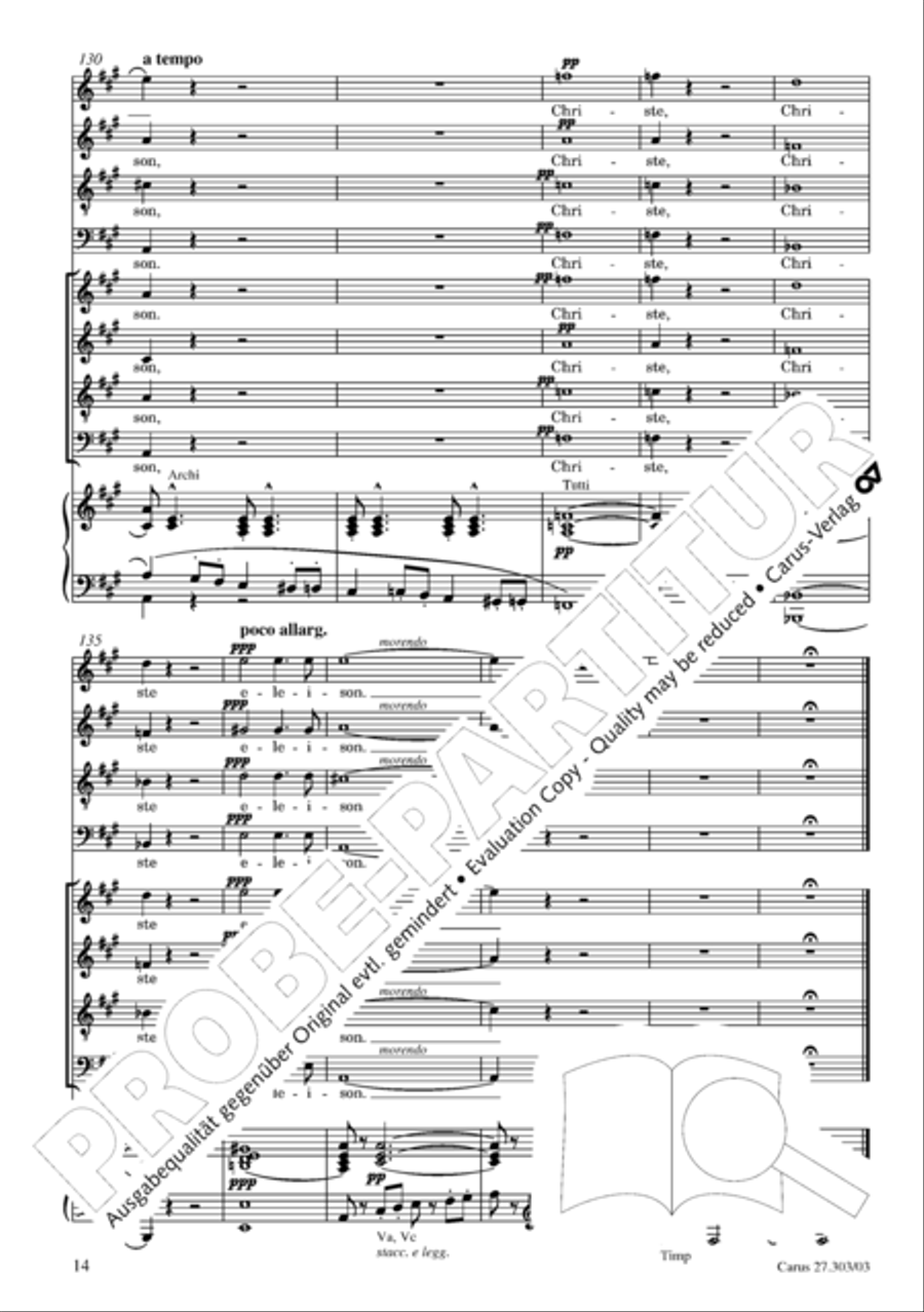 Messa da Requiem 4-Part scores gallery preview page 15