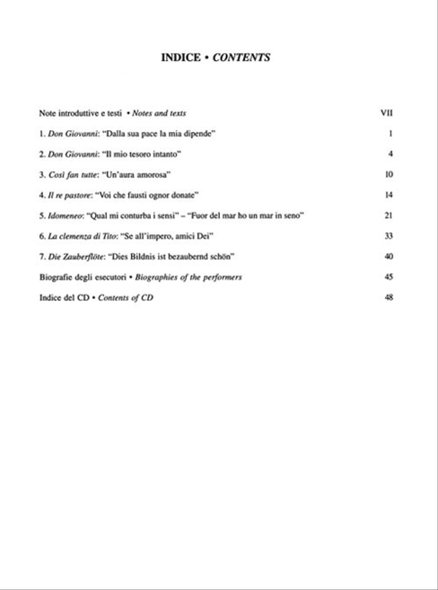 Mozart Arias for Tenor Voice Solo scores gallery preview page 4