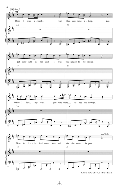 Raise You Up/Just Be (from Kinky Boots) (arr. Mac Huff)